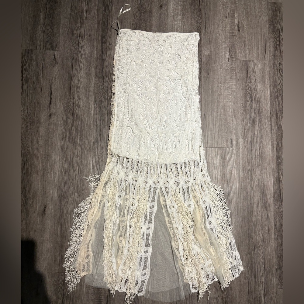 NWT Women’s Free People Crocheted Maxi Skirt 6